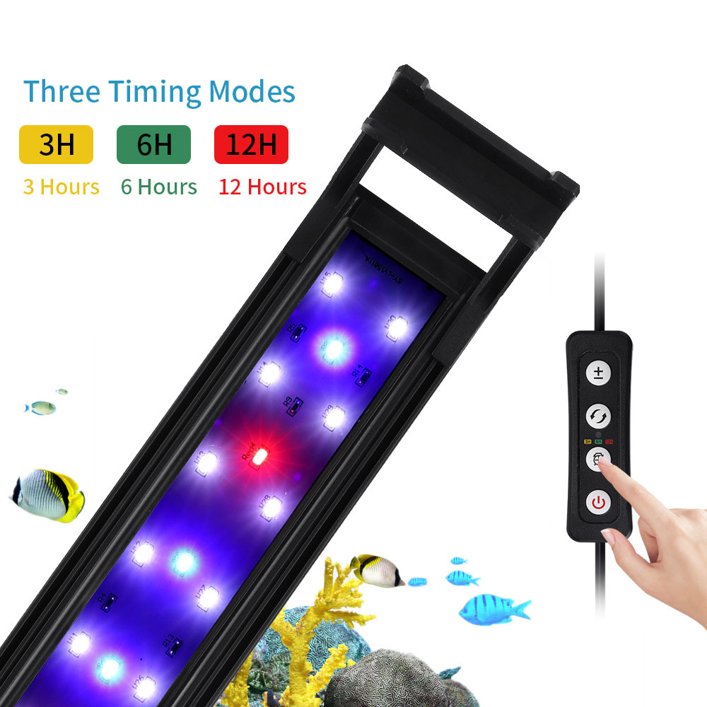 Reef Lighting - سطوع قابل للتعديل لضوء دعامة خزان