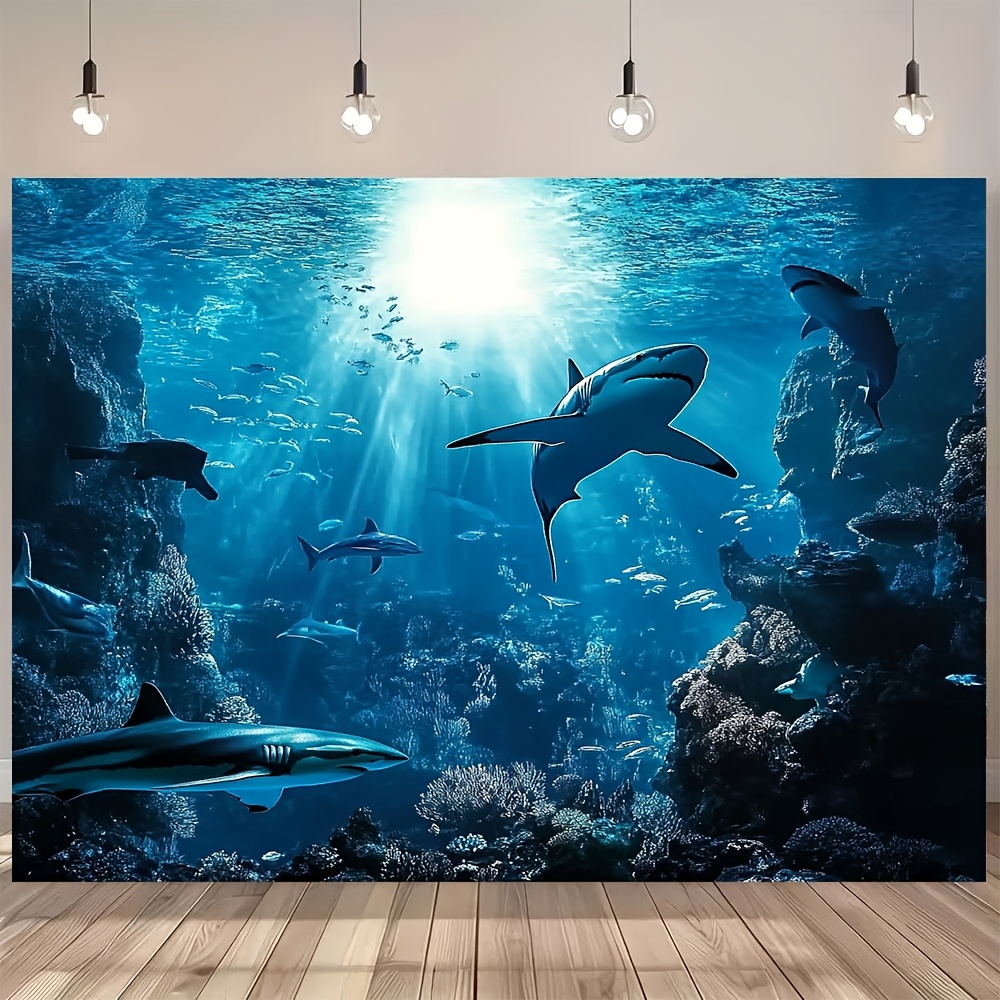 نسيج جداري مذهل لأسماك القرش ف - مراجعة Marine Aquarium وسعره