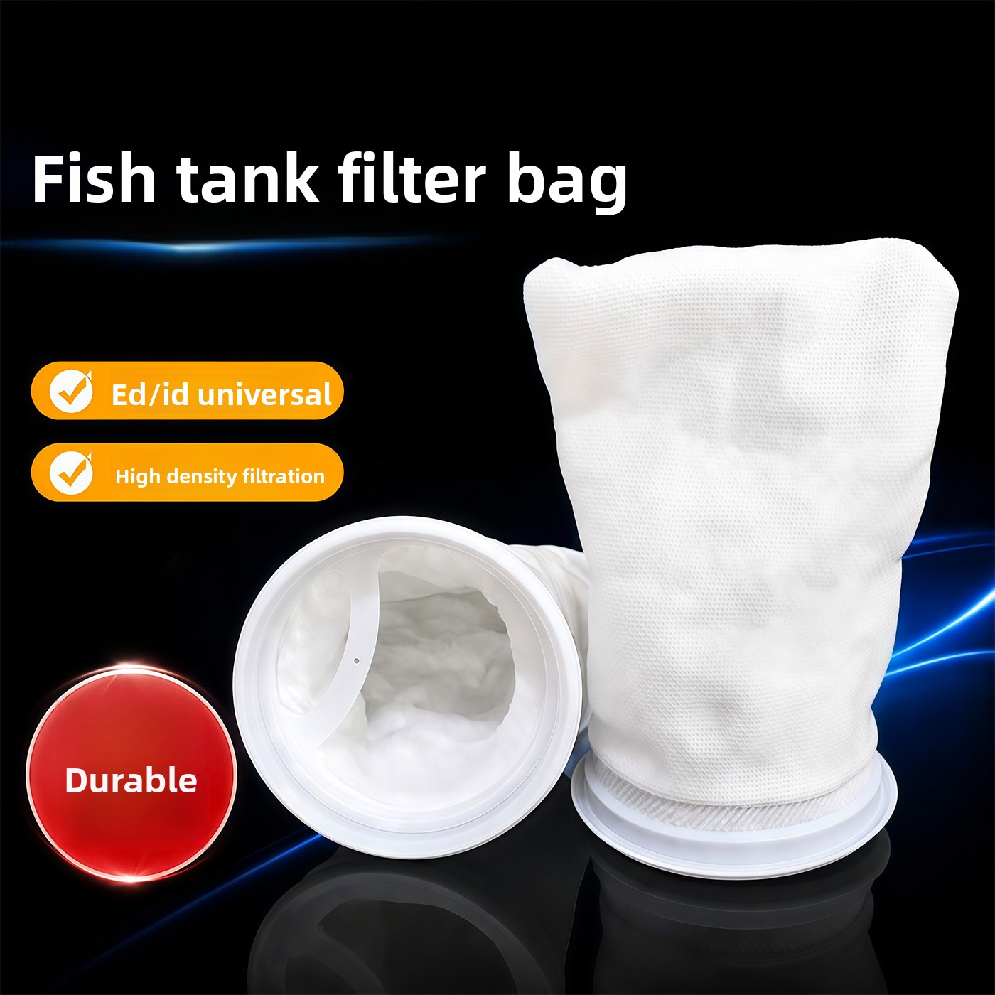 عبوة من 3 قطع من جوارب الفلتر  - مراجعة Saltwater Tank وسعره