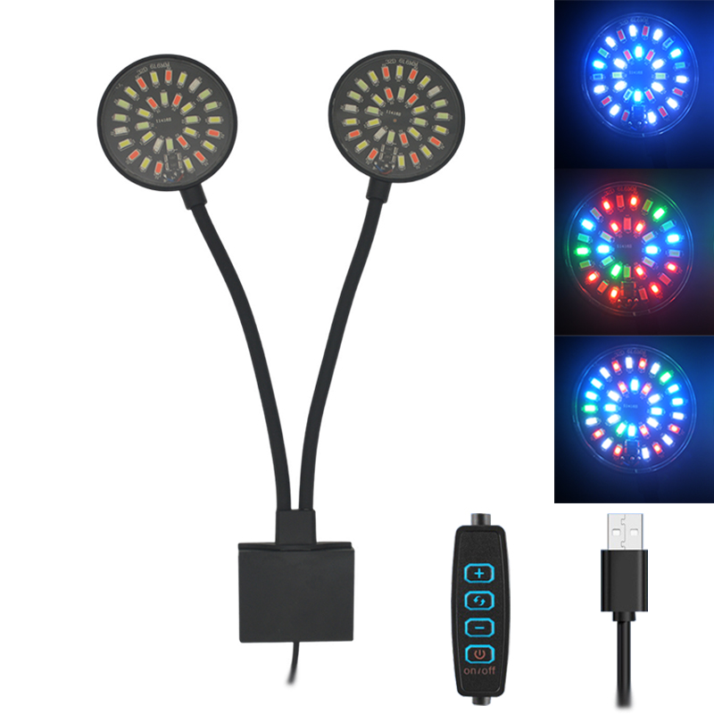USB حوض السمك مصباح ليد خزان ا - مراجعة Aquarium Marine Lights وسعره