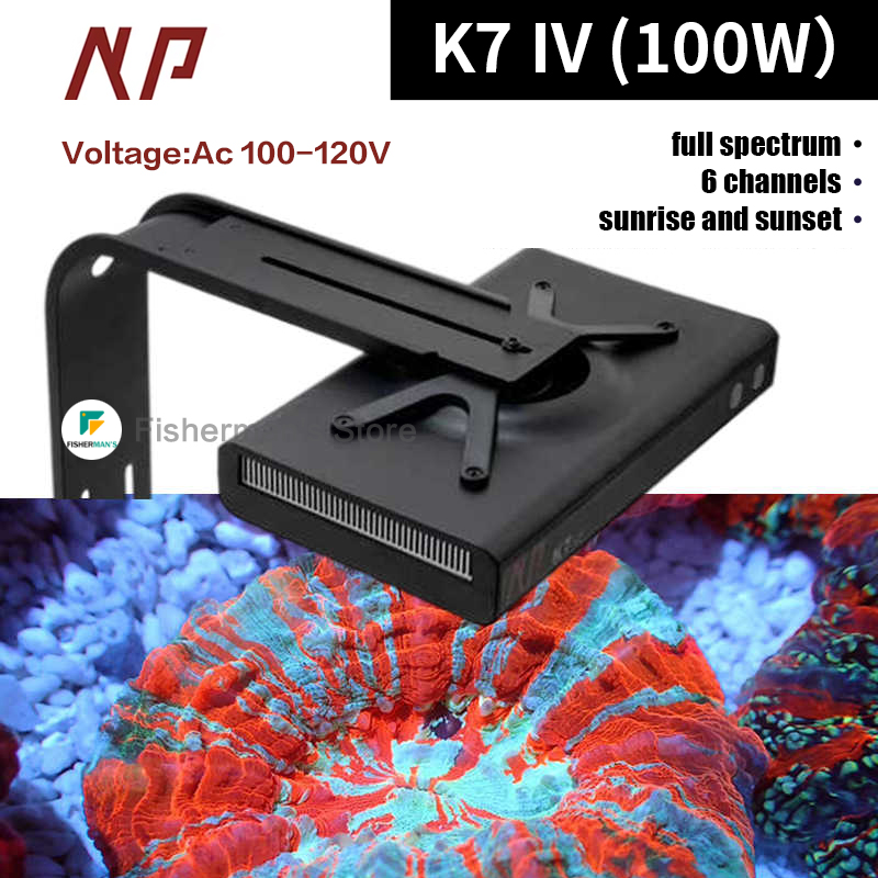 مصباح نو-سايكي كي7 برو 100 واط - مراجعة Saltwater Tank وسعره
